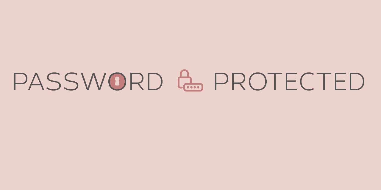 Password Protected Header