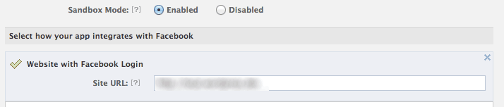 Setting up your app on Facebook's dev site