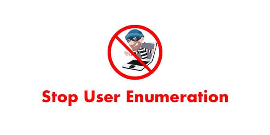 Stop User Enumeration
