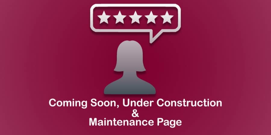 Nifty Coming Soon, Under Construction & Maintenance Page
