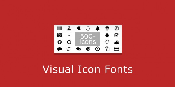Visual Icon Fonts