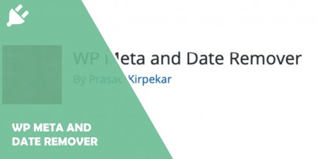 WP Meta and Date Remover