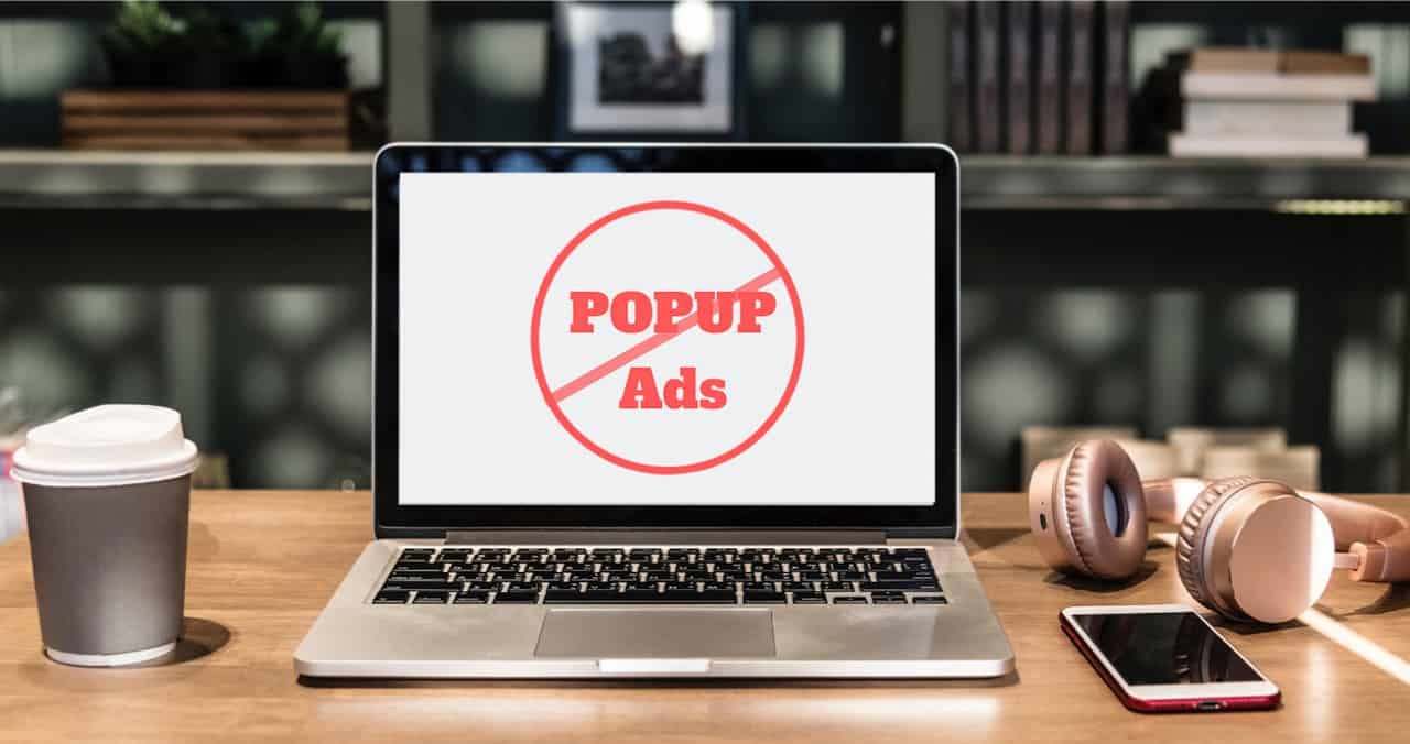 No popup ads sign