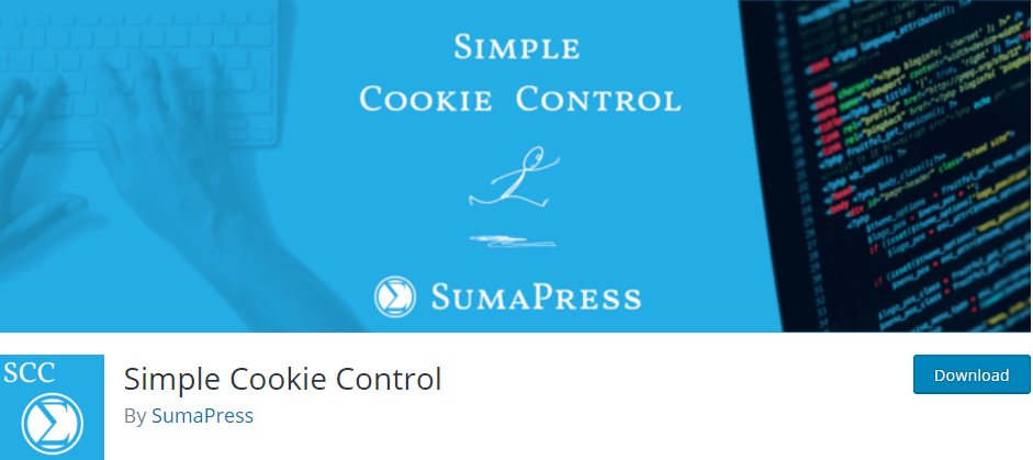 Simple Cookie Control plugin page