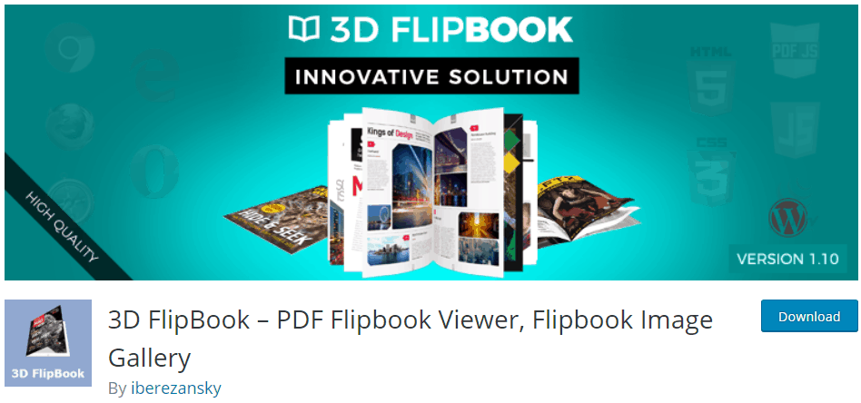 3d Flipbook banner