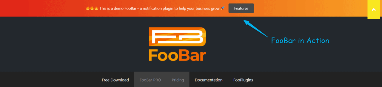 FooBar PRO page