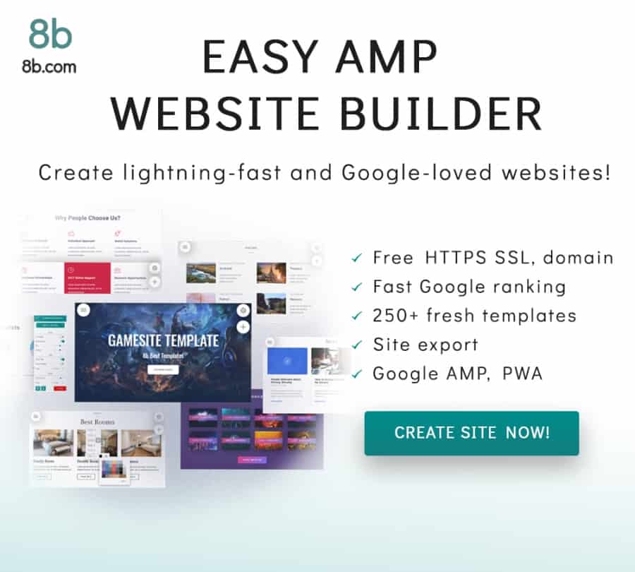 8b Easy Website Builder