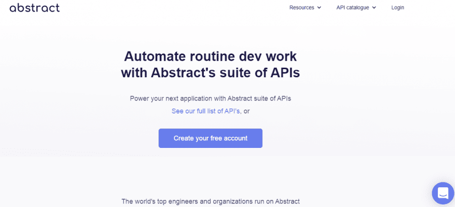Abstract API