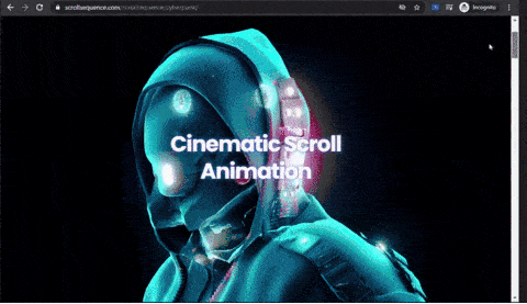 Scrollsequence example animation