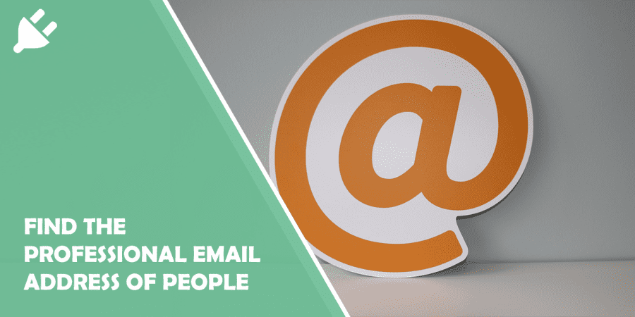find the professional email address of people