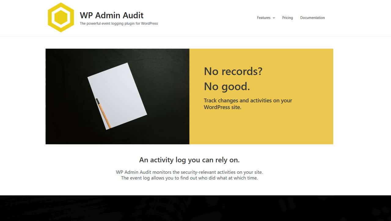 WP Admin Audit – Introduction